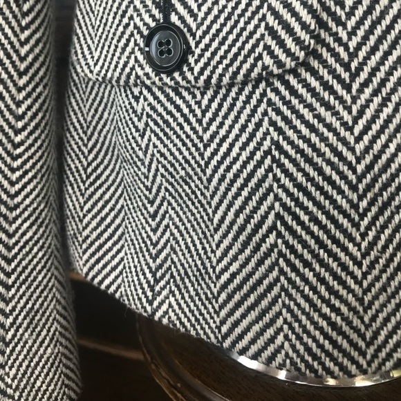 Anne Klein black & white houndstooth blazer size 8 - Picture 4 of 6
